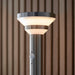 Endon 96927 Halton 1lt Floor Brushed stainless steel & white pc 5.88W LED (SMD 3528) Warm White - westbasedirect.com