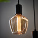 Endon 97179 Scandi 1lt Accessory Amber glass 2.5W LED E27 Warm White - westbasedirect.com