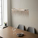 Endon 97214 Orphelia 1lt Pendant Chrome plate & silver effect chain 26.36W LED (SMD 2835) Warm White - westbasedirect.com