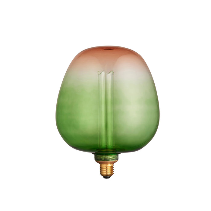 Endon 97225 Roves 1lt Accessory Green/pink ombre glass 2.8W LED E27 Warm White - westbasedirect.com