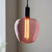 Endon 97226 Roves 1lt Accessory Pink tinted glass 2.8W LED E27 Warm White - westbasedirect.com