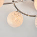 Endon 97232 Maye 6lt Semi flush Chrome plate & white confetti glass 6 x 3W LED G9 (Required) - westbasedirect.com