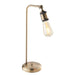 Endon 97246 Hal 1lt Table Antique brass plate 10W LED E27 (Required) - westbasedirect.com