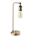 Endon 97246 Hal 1lt Table Antique brass plate 10W LED E27 (Required) - westbasedirect.com