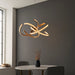 Endon 97614 Lorenzo 4lt Pendant Satin gold paint & clear acrylic 4 x 12W LED tape module (SMD 2835) Warm White - westbasedirect.com