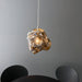 Endon 97654 Rock 1lt Pendant Chrome metallic glass & chrome plate 10W LED E27 (Required) - westbasedirect.com