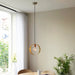 Endon 97664 Hoop 1lt Pendant Brushed brass, nickel & copper plate 10W LED E27 (Required) - westbasedirect.com