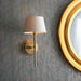 Endon 97872 Rennes 1lt Wall Antique brass plate 6W LED E14 (Required) - westbasedirect.com