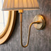 Endon 97875 Rouen 1lt Wall Antique brass plate 10W LED E27 (Required) - westbasedirect.com