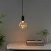 Endon 98081 Aylo Grey 1lt Accessory Clear glass & grey textured glass 3W LED E27 Warm White - westbasedirect.com