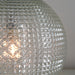 Endon 98085 Knighton 2lt Table Clear textured glass & vintage white fabric 10W LED E27 & 7W LED E14 (Required) - westbasedirect.com