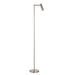 Endon 98116 Dedicated Reader 1lt Floor Satin nickel plate 4W LED (COB) Warm White - westbasedirect.com