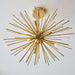 Endon 98126 Orta 6lt Semi flush Satin brass plate 6 x 3W LED G9 (Required) - westbasedirect.com
