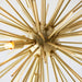 Endon 98126 Orta 6lt Semi flush Satin brass plate 6 x 3W LED G9 (Required) - westbasedirect.com