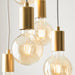 Endon 98136 Studio 6lt Pendant Soft gold paint 6 x 10W LED E27 (Required) - westbasedirect.com