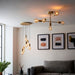 Endon 98136 Studio 6lt Pendant Soft gold paint 6 x 10W LED E27 (Required) - westbasedirect.com