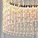 Endon 98150 Liliana 1lt Pendant Chrome plate & clear crystal glass 19.67W LED (SMD 2835) Warm White - westbasedirect.com