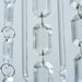 Endon 98150 Liliana 1lt Pendant Chrome plate & clear crystal glass 19.67W LED (SMD 2835) Warm White - westbasedirect.com