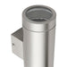 Saxby 98437 Palin XL IP44 7W Brushed stainless steel & clear glass 2 x 7W LED GU10 (Required) - westbasedirect.com