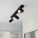 Endon 98456 Rez 3lt Spot Matt black 3 x 7W LED GU10 (Required) - westbasedirect.com