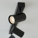 Endon 98456 Rez 3lt Spot Matt black 3 x 7W LED GU10 (Required) - westbasedirect.com