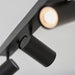 Endon 98456 Rez 3lt Spot Matt black 3 x 7W LED GU10 (Required) - westbasedirect.com