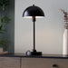 Endon 98494 Saroma 1lt Table Matt black paint 7W LED E14 (Required) - westbasedirect.com