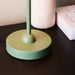 Endon 98495 Saroma 1lt Table Matt myrtle green paint 7W LED E14 (Required) - westbasedirect.com