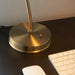 Endon 98747 Franklin 1lt Table Antique brass plate 7W LED E14 (Required) - westbasedirect.com