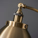 Endon 98748 Franklin 1lt Floor Antique brass plate & matt black paint 10W LED E27 (Required) - westbasedirect.com