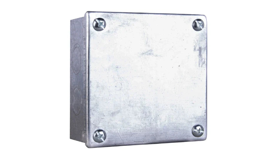 Deta DT501442G TTE Metal Adaptable Box with Knockouts 100x100x50mm ...