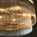 Endon 99166 Marietta 5lt Pendant Antique brass plate & clear glass 5 x 7W LED E14 (Required) - westbasedirect.com