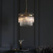 Endon 99167 Marietta 3lt Pendant Antique brass plate & clear glass 3 x 7W LED E14 (Required) - westbasedirect.com