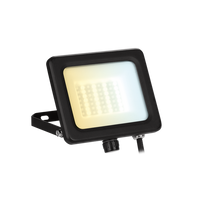 Aurora AU-FLV20CS 230V 20W VelaCS LED IP65 Adjustable Floodlight Black 3000K/4000K/6500K