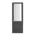 Saxby 99548 Lantern IP44 7W Textured grey paint & opal pc 7W LED GU10 (Required) - westbasedirect.com