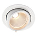 Saxby 99555 Axial round 36W Matt white paint & clear pc 36W LED module (COB) Warm White - westbasedirect.com