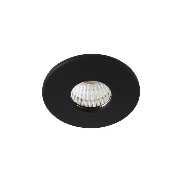 Saxby 99558 LALO 4000K IP44 4W Matt black paint & clear acrylic 4W LED module (COB) - westbasedirect.com