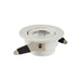 Saxby 99559 LALO Tilt 3000K 4W Matt white paint & clear acrylic 4W LED module (COB) - westbasedirect.com