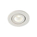 Saxby 99560 LALO Tilt 4000K 4W Matt white paint & clear acrylic 4W LED module (COB) - westbasedirect.com