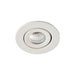 Saxby 99560 LALO Tilt 4000K 4W Matt white paint & clear acrylic 4W LED module (COB) - westbasedirect.com