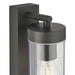 Saxby 99756 Hayden PIR IP44 15W Anthracite grey & clear pc 15W LED E27 (Required) - westbasedirect.com