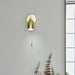 Endon 99768 Porto 1lt Spot Satin brass plate & clear glass 7W LED GU10 (Required) - westbasedirect.com