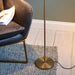 Endon 99774 Dedicated Reader 1lt Floor Warm brass plate 4W LED (COB) Warm White - westbasedirect.com