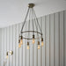 Endon 99914 Hal 6lt Pendant Antique brass plate 6 x 10W LED E27 (Required) - westbasedirect.com