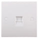 BG 9RJ11/1 White Square Edge RJ11 Single Data Outlet Socket (Screw) - westbasedirect.com