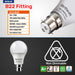 Brite-R 7W B22 BC GLS LED Bulb Warm White 3000K - westbasedirect.com