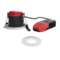 Ansell APRIP/1 PrismPro 5W/7W Downlight 4xCCT IP65 Dimmable LED Fire-Rated Dual Wattage