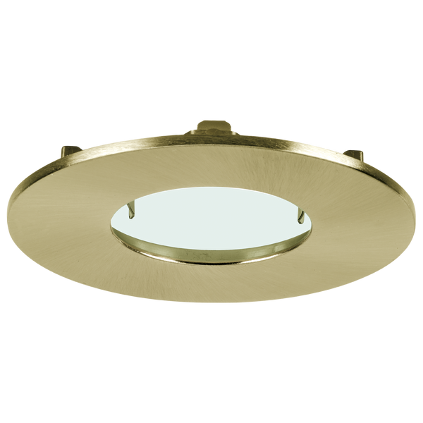 Aurora AU-BZF93AB EFD Pro Fixed IP65 Aluminium Flat Bezel for AU-DLM981 Antique Brass - westbasedirect.com