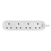 Masterplug 4 Socket 1m 13A Extension Lead White - westbasedirect.com