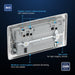 BG NBS22UAC30G Nexus Metal 13A Double Socket + USB A+C (30W) - Grey Insert - Brushed Steel - westbasedirect.com